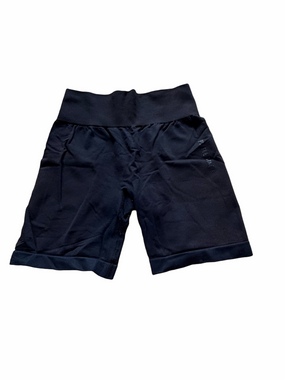 Pursue Fitness Women's Black High-Waist Athletic Shorts